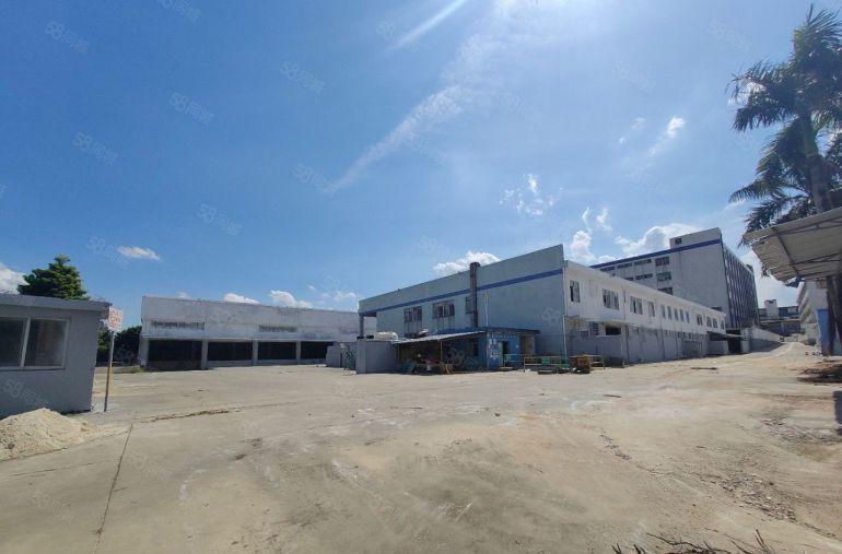 大岭山大道边滴水8米带卸货平台空地超大有污水处理设备