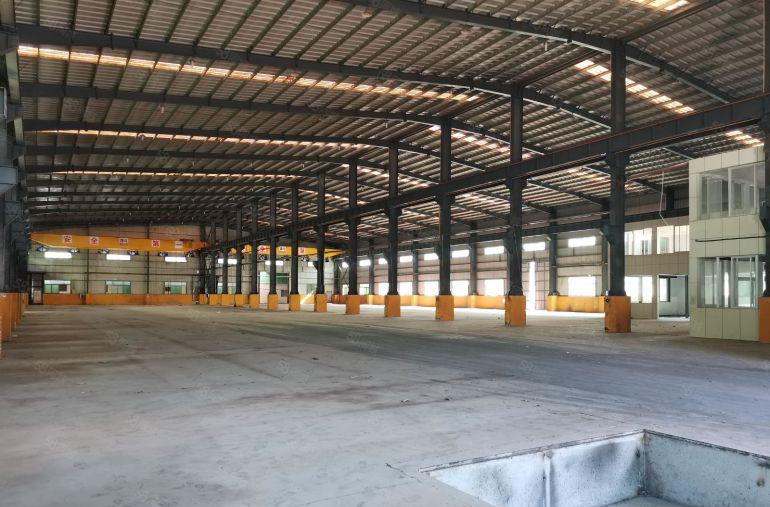 清溪新出6500平超靓钢构独院厂房出租，高9米精装办公