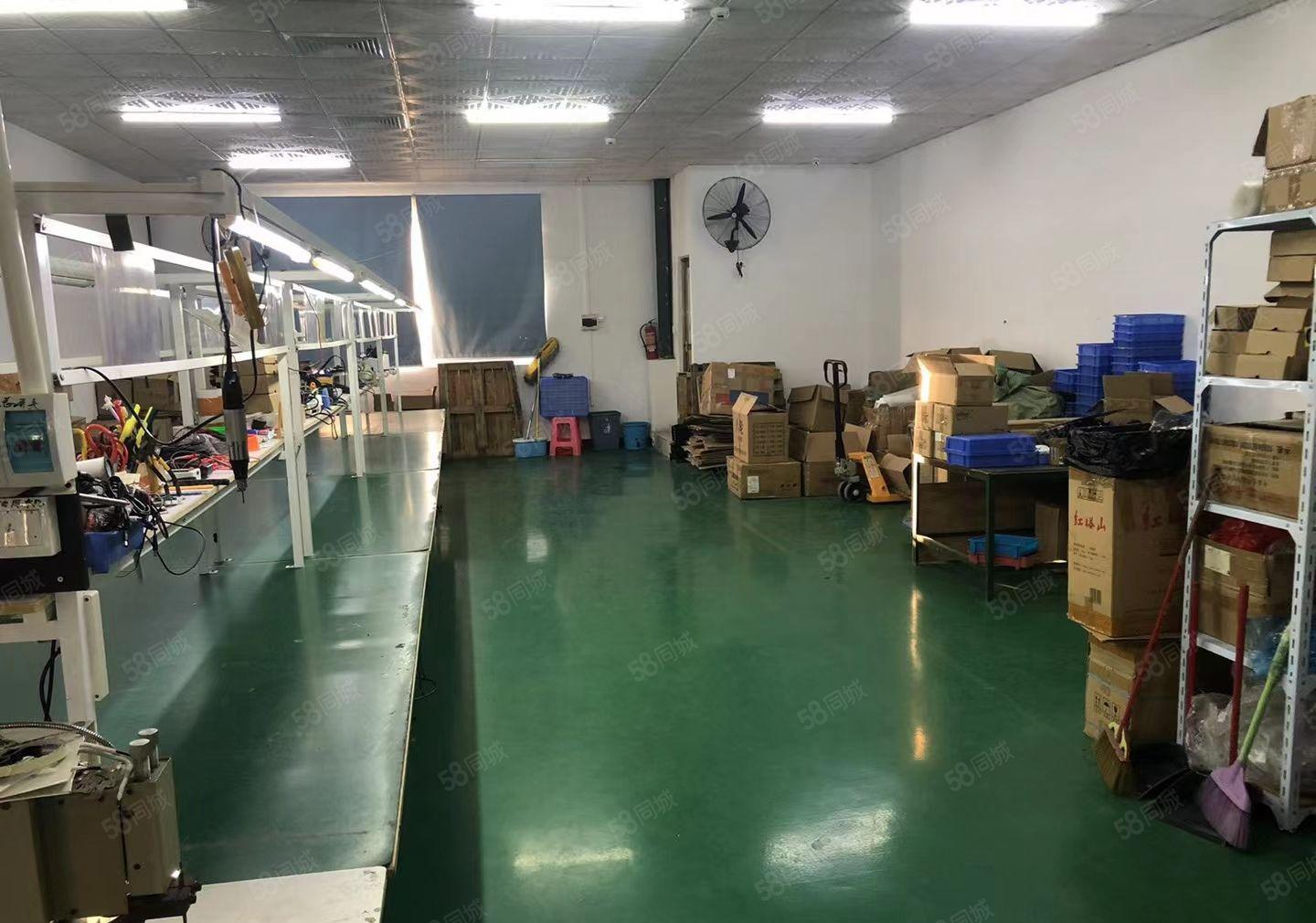 清溪镇中心楼上280平方现成装修厂房出租原电池厂出租