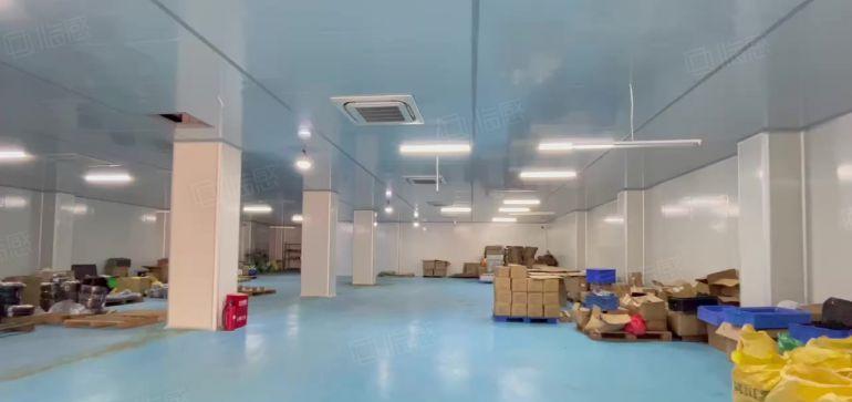 一手房东直租500平米精装修无尘车间电子厂房好招工