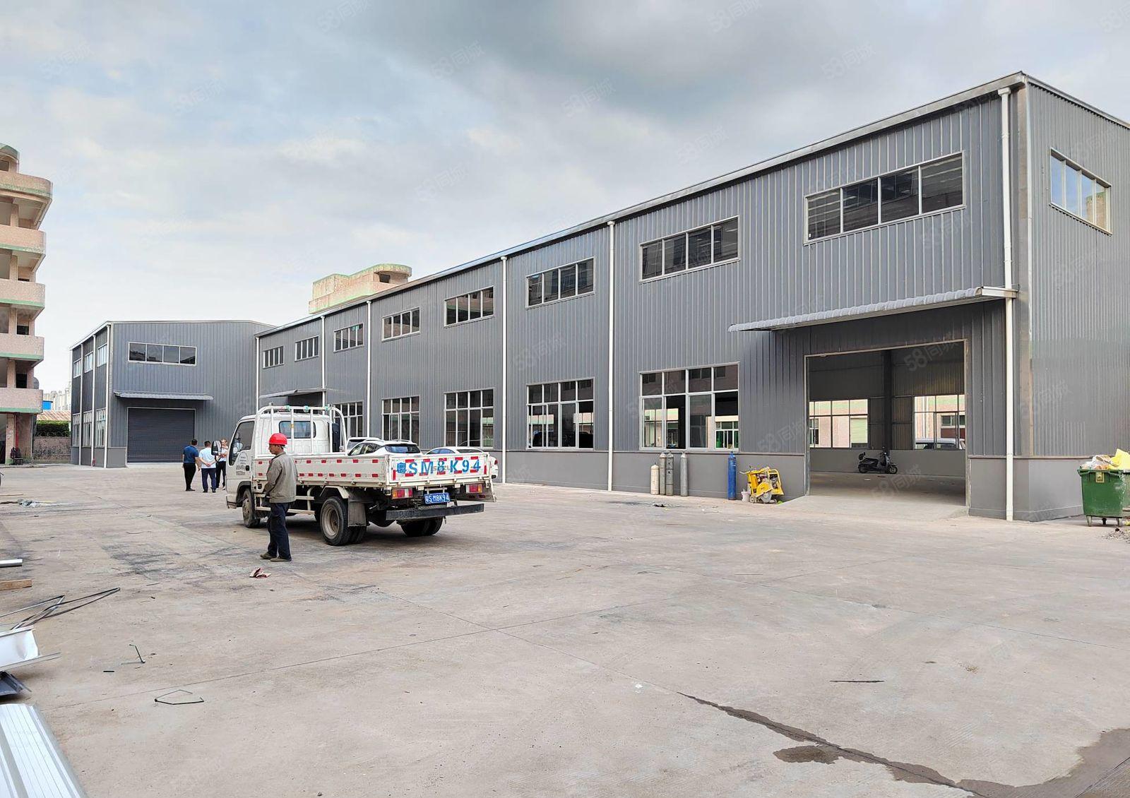 清溪罗马高速路口钢构厂房1500平出租滴水9米带牛角可办环评