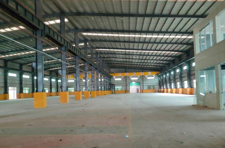 清溪新出6500平超靓钢构独院厂房出租，高9米精装办公