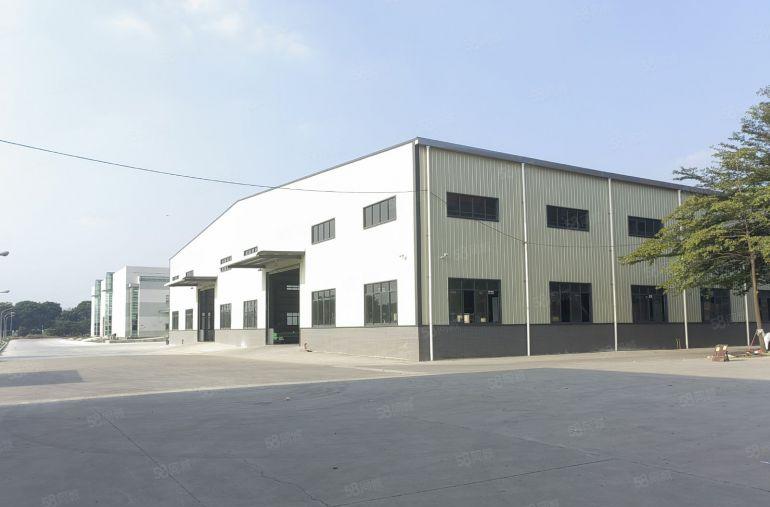 横沥原房东自建厂房高度13米柱间距宽空地超大好停车上市公司形