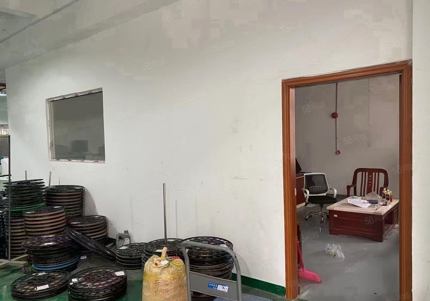 横沥单一层独院厂房出租独立办公楼现成航车滴水9米高带办公室