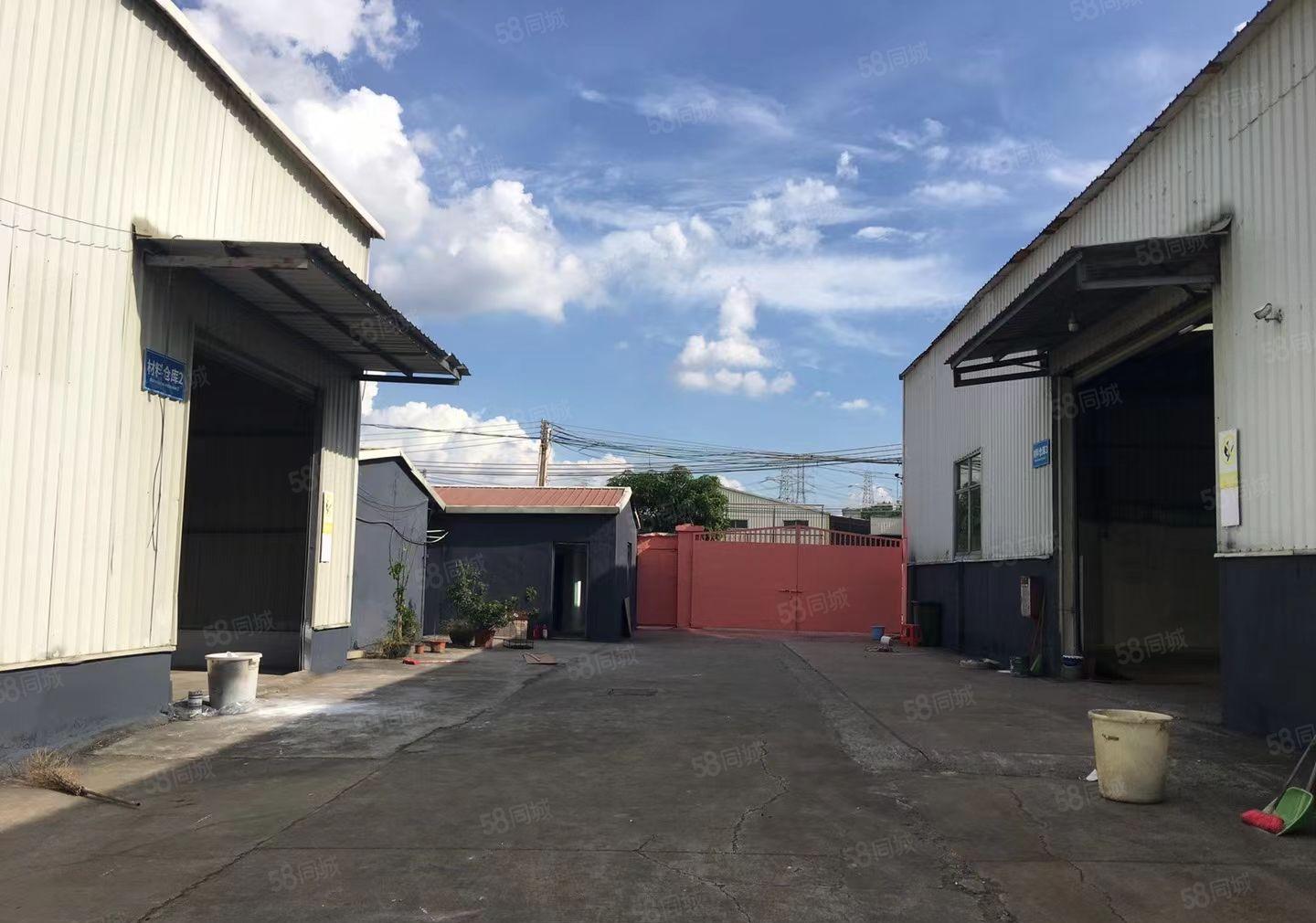 横沥镇东部快速路旁独院单一层出租，层高八米，可办环评，可分租