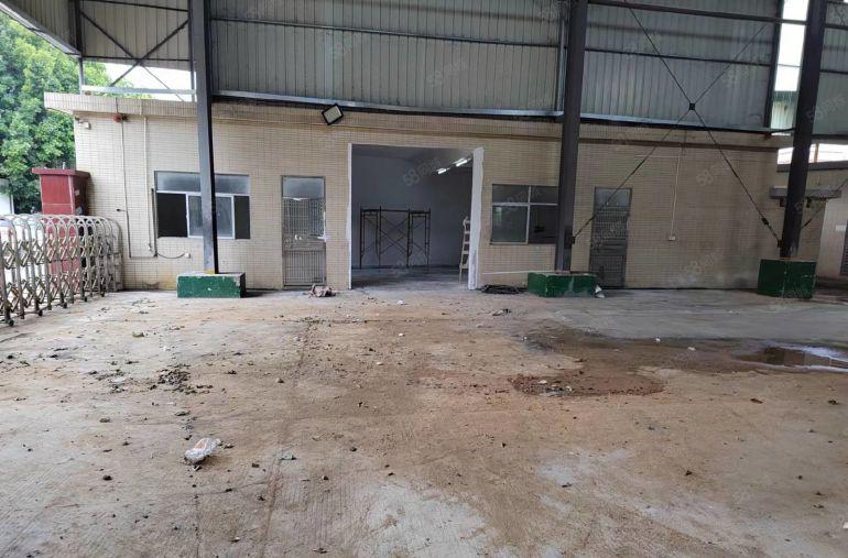 横沥镇三江工业区独院单一层砖墙到顶滴水9米钢构厂房低价招租