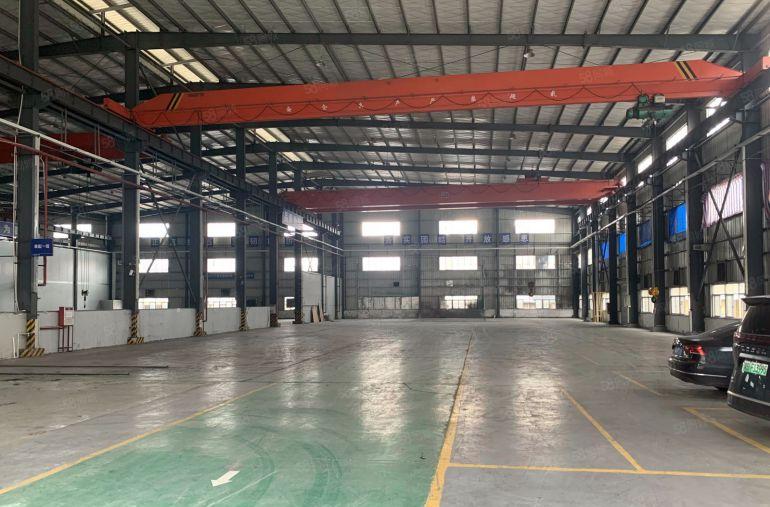 滴水12米单一层独院厂房出租 工业用地 带4部航车