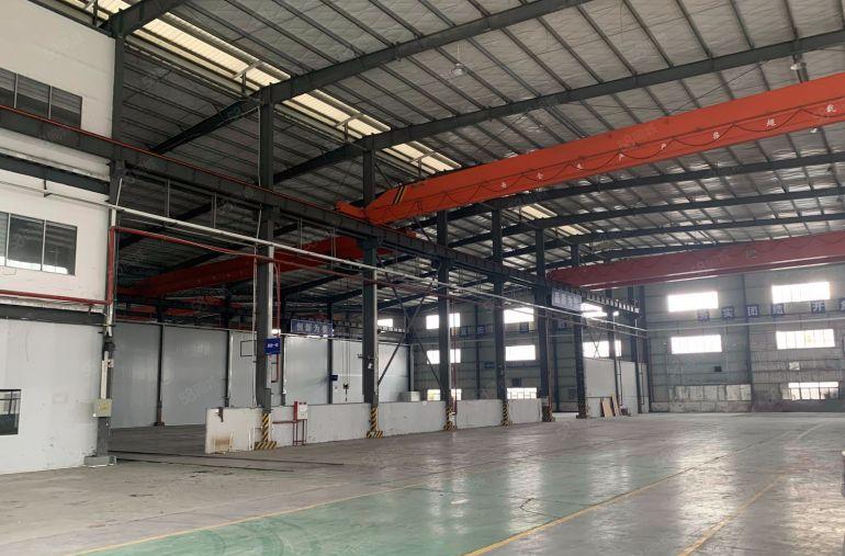 滴水12米单一层独院厂房出租 工业用地 带4部航车