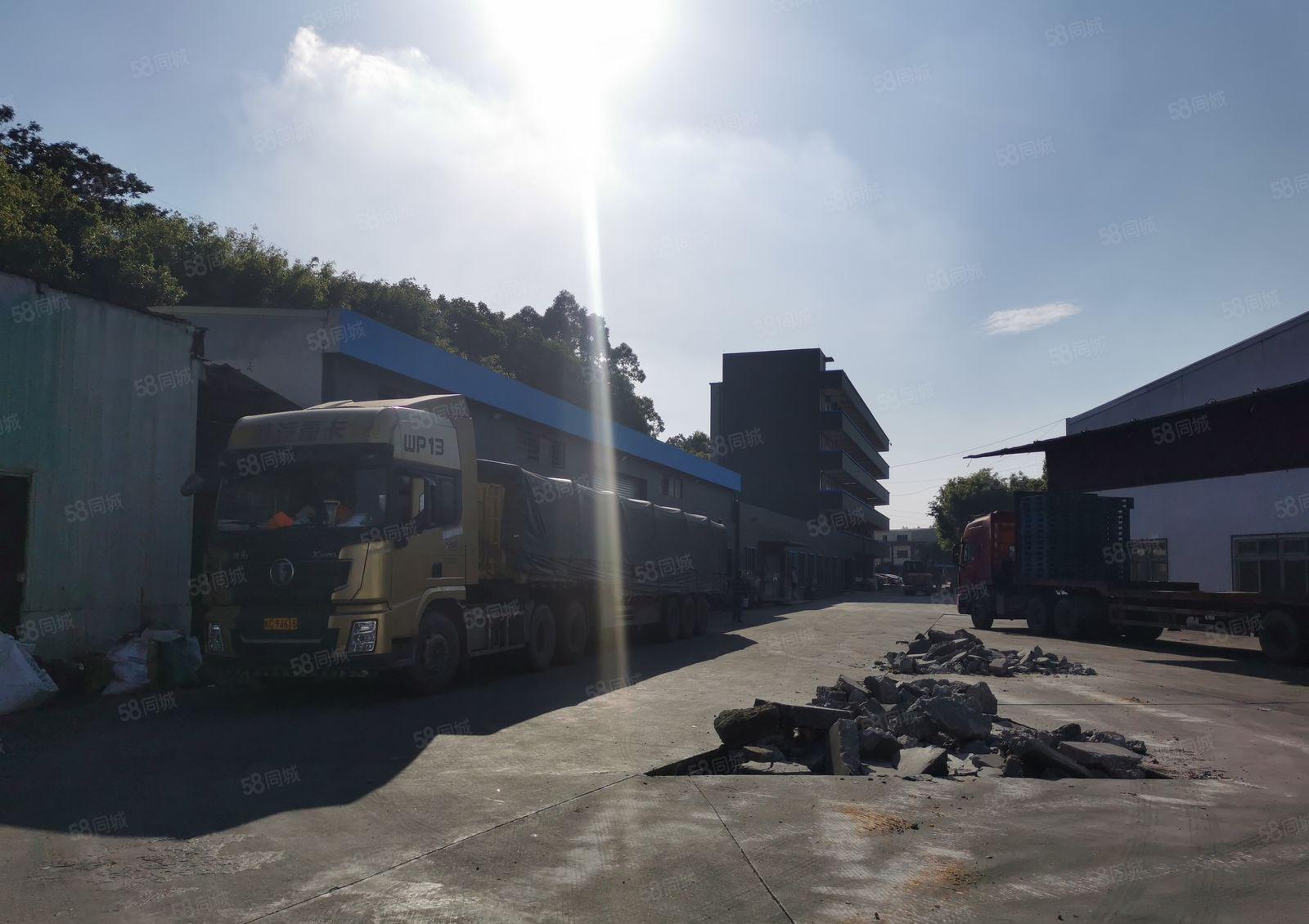 横沥镇新出钢结构单一层厂房出租四面环山无居民可做噪音粉尘