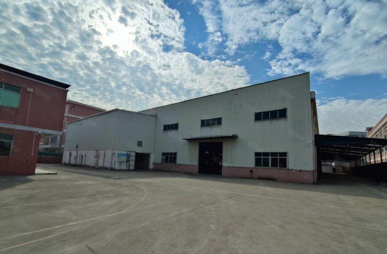 横沥镇10米钢构独院出租可分租带独立办公楼宿舍超大空地价格低