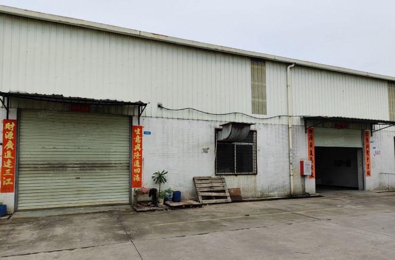 横沥单一层厂房出租800平方，7米高，空地打，周边无居民