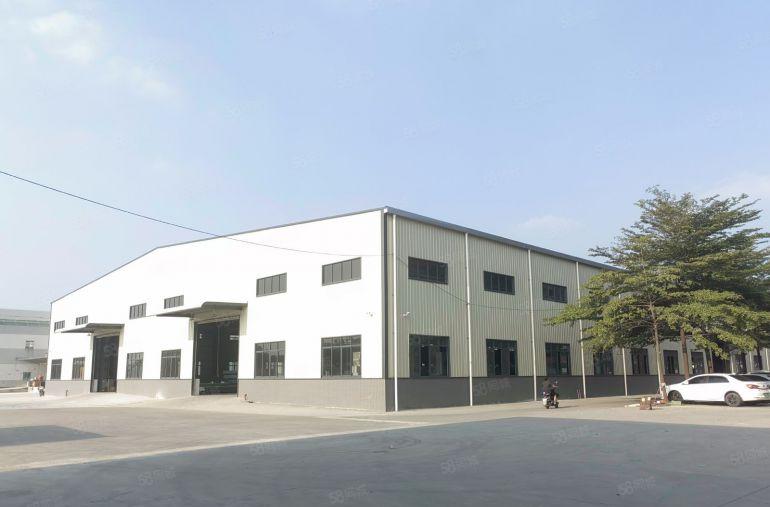 横沥原房东自建厂房高度13米柱间距宽空地超大好停车上市公司形