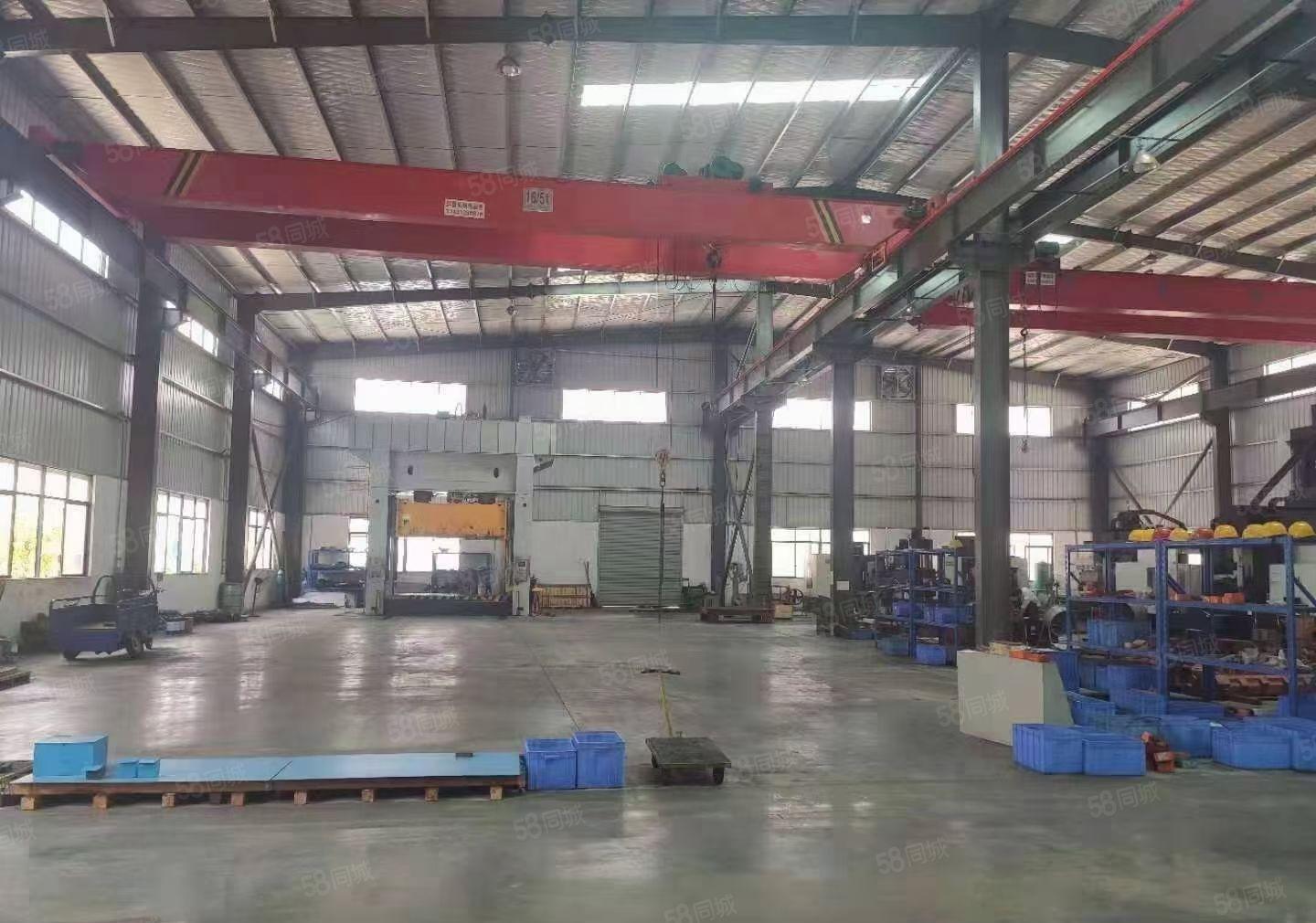 横沥单一层独院厂房出租独立办公楼现成航车滴水9米高带办公室