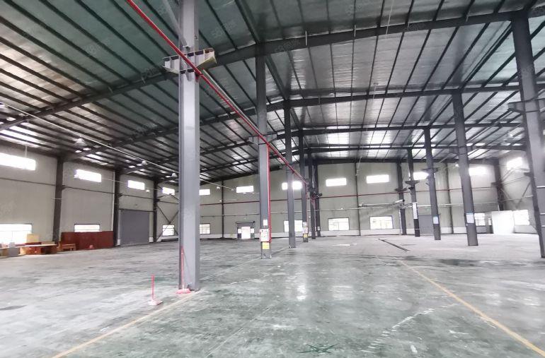 横沥模具城旁原房东两千平独院钢构带牛角单一层低价出租水电齐全