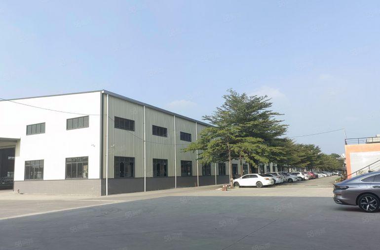 横沥原房东自建厂房高度13米柱间距宽空地超大好停车上市公司形