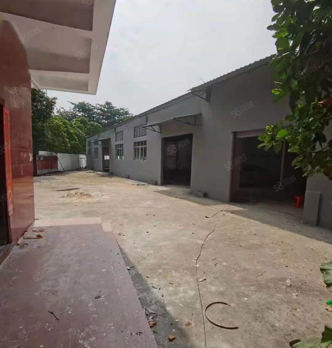 沙田新出单一层砖墙铁皮顶厂房，带五金塑胶环评2000平方出租