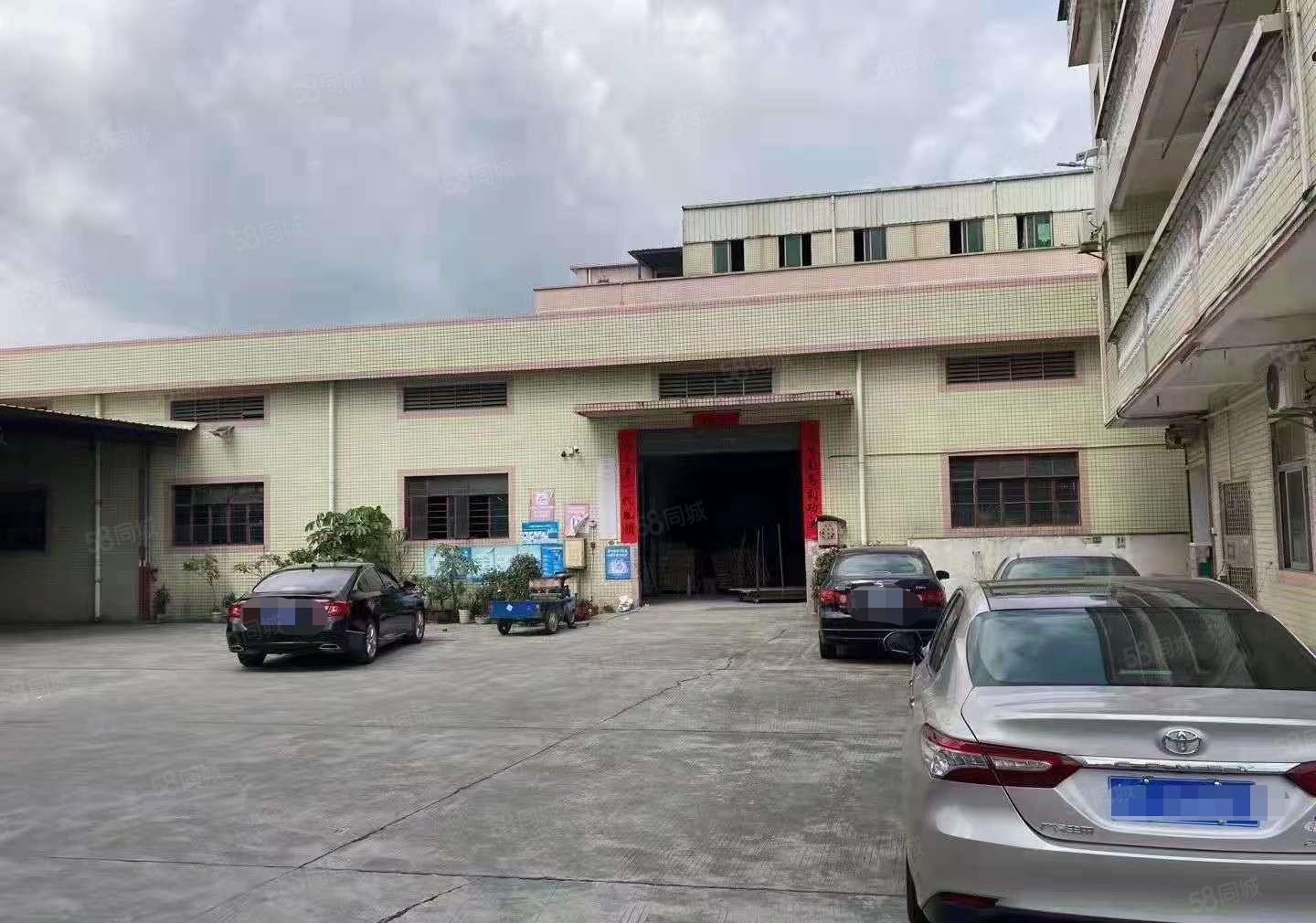 沙田新出原房独院单一层砖墙铁皮顶厂房，带五金环评3800平方