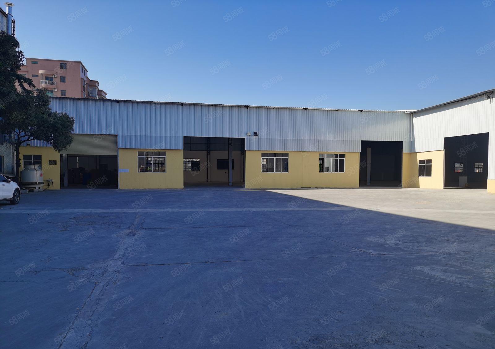 麻涌镇低价9米高单一层独院钢构厂房仓库出租可分租有超大空地