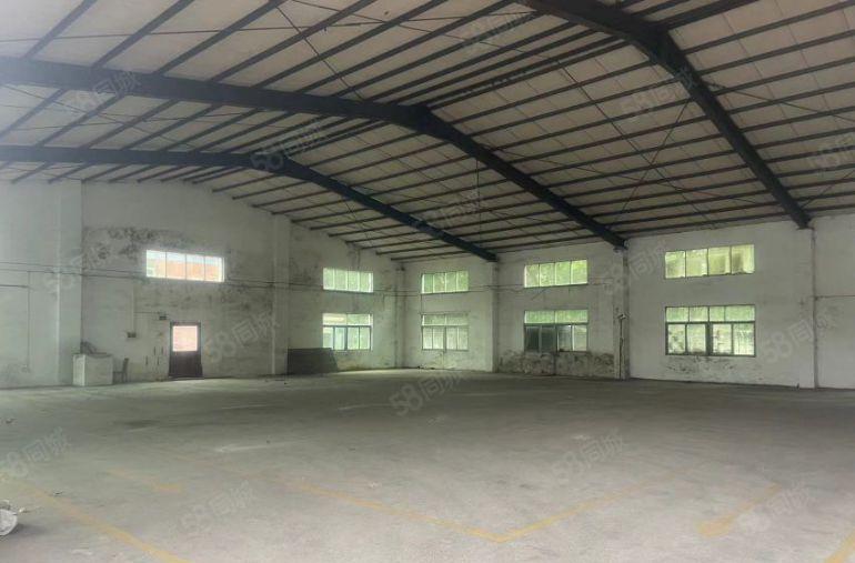 桥头新出独院单一层钢构厂房出租，800平实际面积空地大原房东