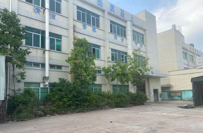 桥头镇新出三层独门独院厂房总面积11000平方米。