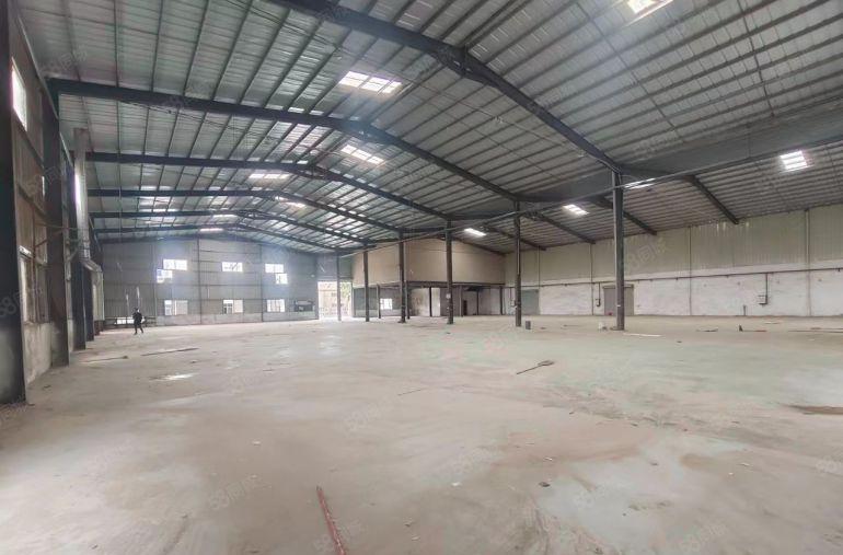 桥头镇新出单一层钢构厂房低价出租原房东实际面积装修好办公室