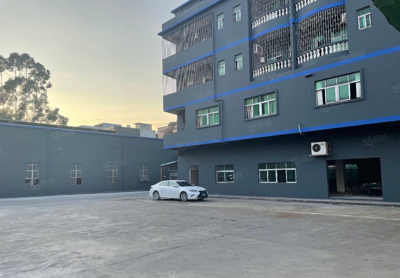 企石独门独院带七部航车空地超大证件齐全能办环评单一层钢构厂房