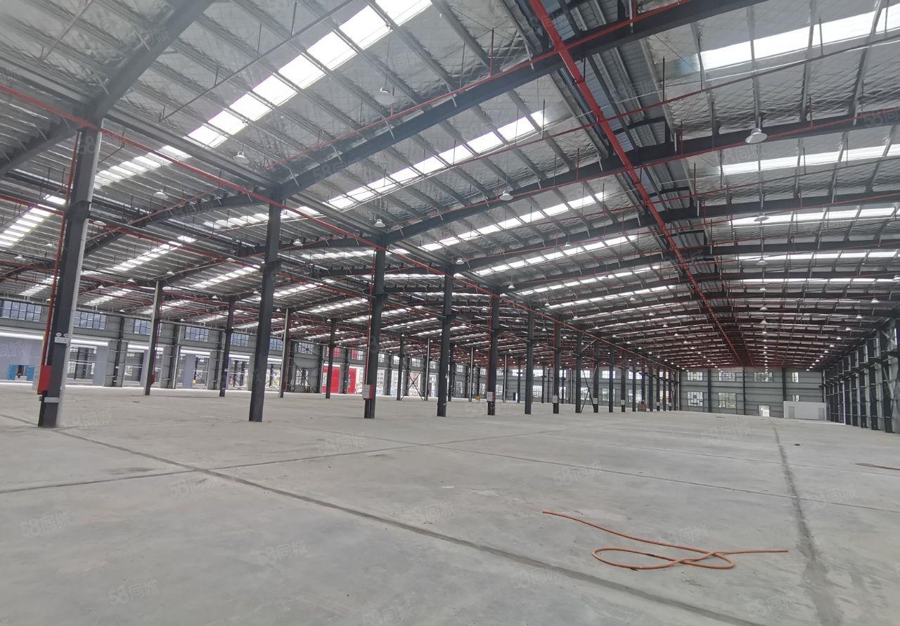 高速出口原房东AB2栋滴水10米，钢构19200平米可分租