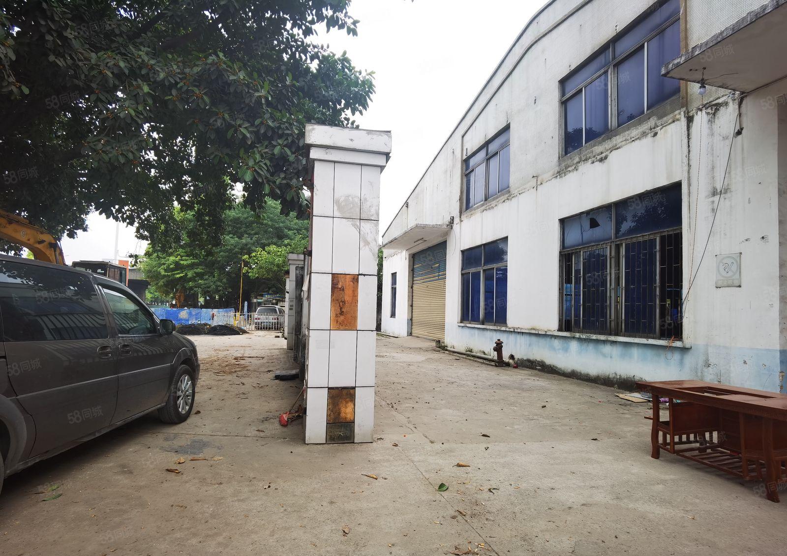 道滘镇低价独院单一层厂房出租3200平方空地大交通方便可分租