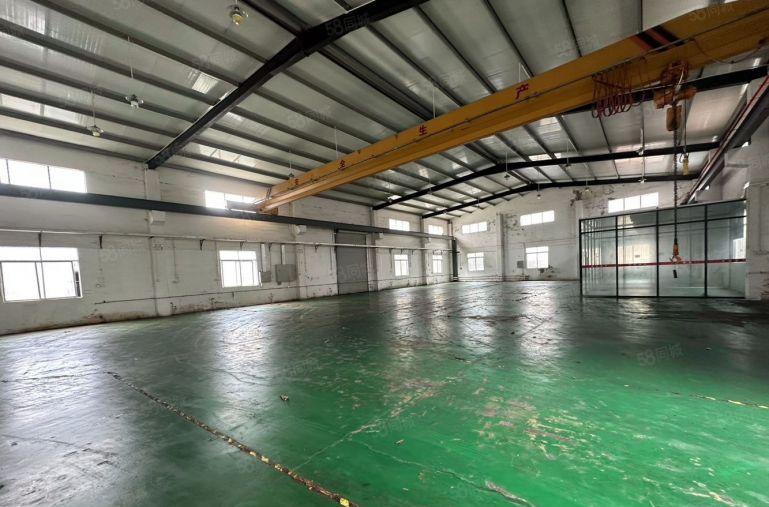 石排镇独院钢构单一层 8米高 现成行车 精装修办公室