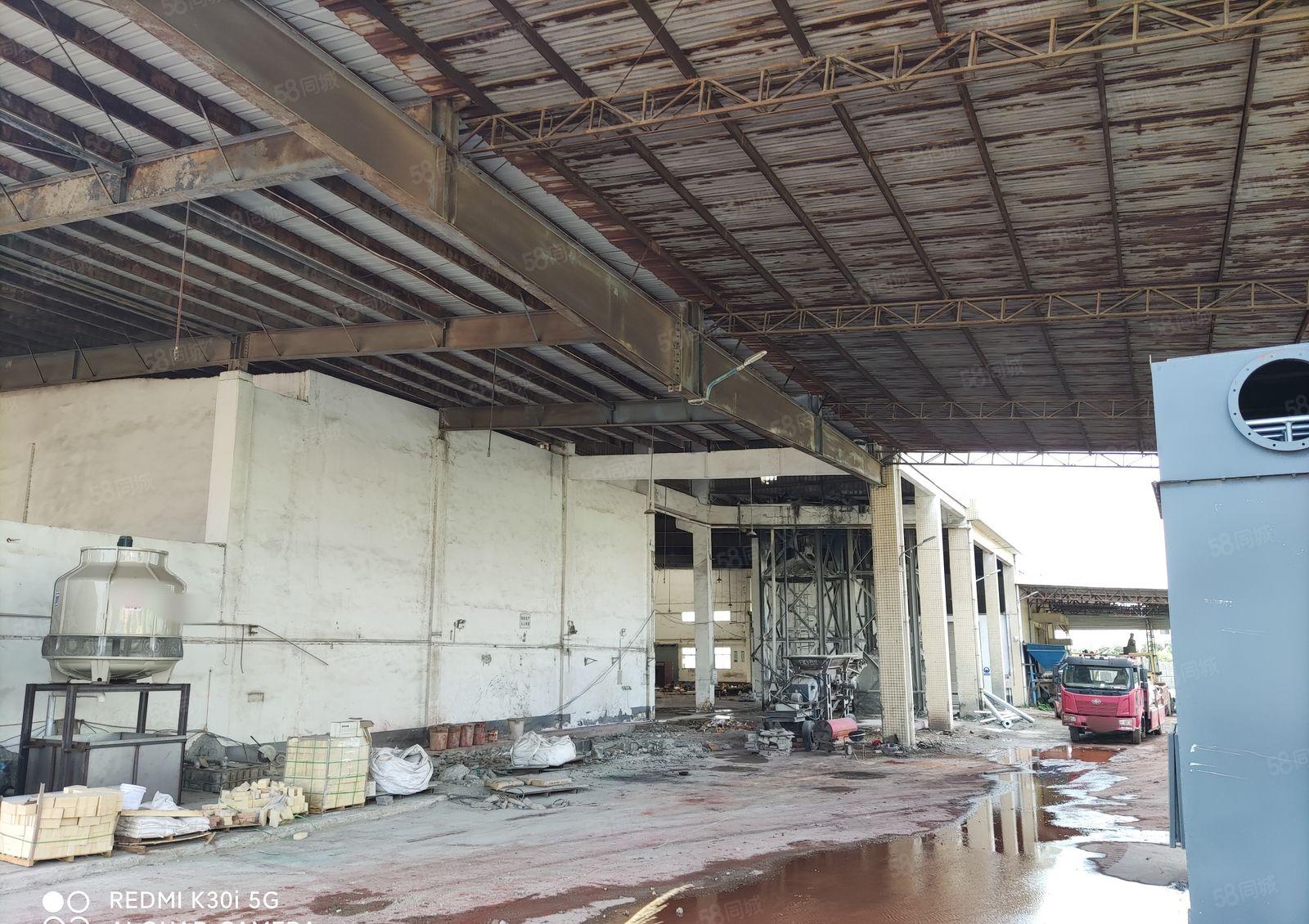 厂房出租 中堂独院厂房，带报备码头，空地三万，有水泥制品环评