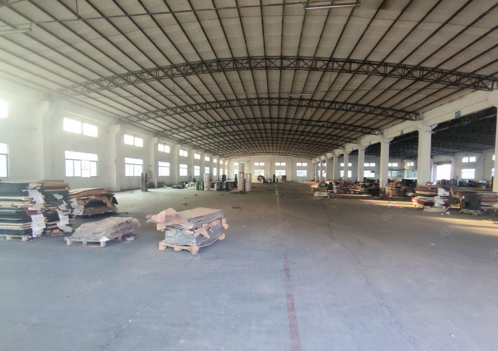 中堂镇原房东独院单一层厂房出租4500平米滴水7.5米高