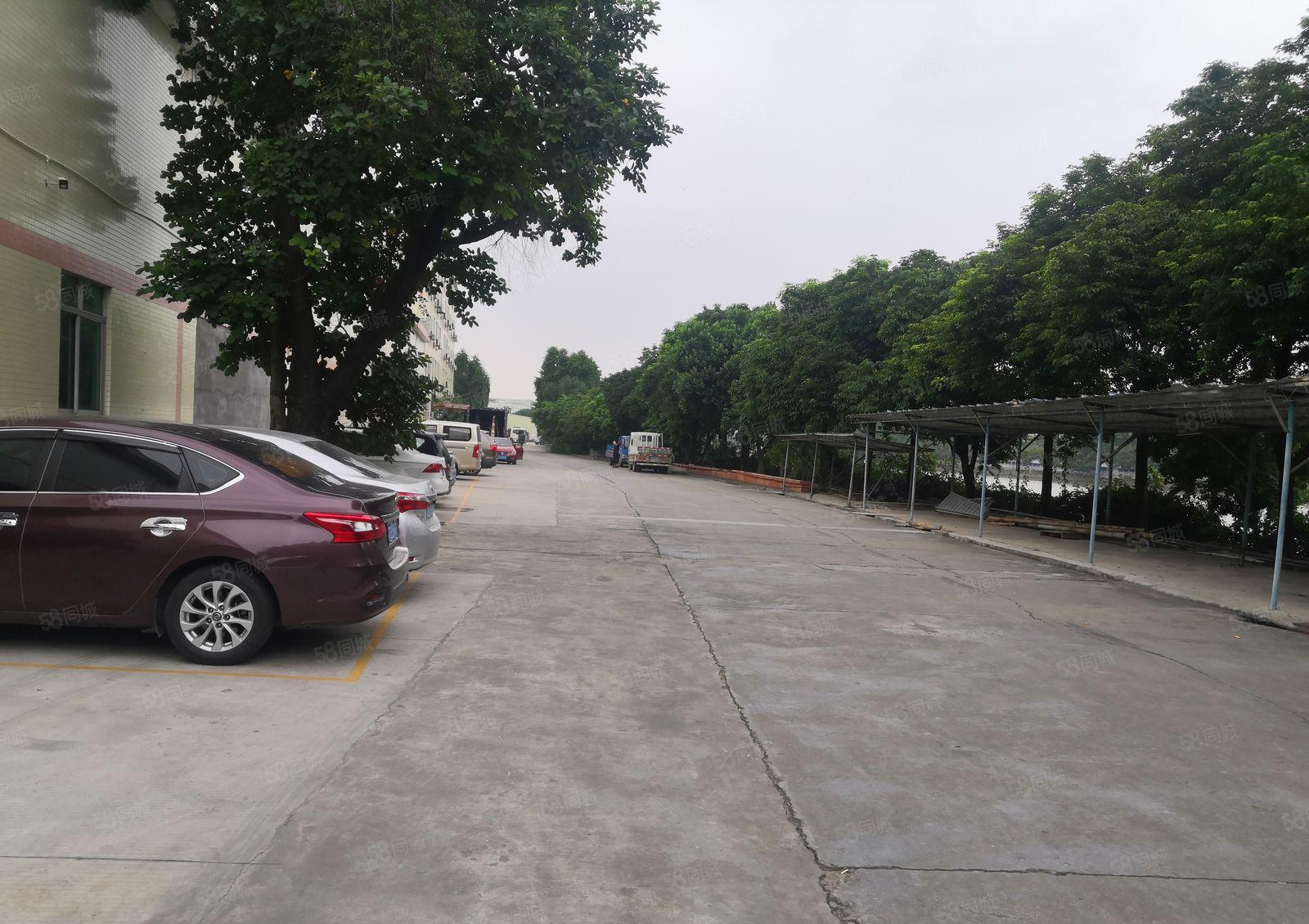 高埗新出园区单一层厂房形象好空地大现成航车一台可用工业用地