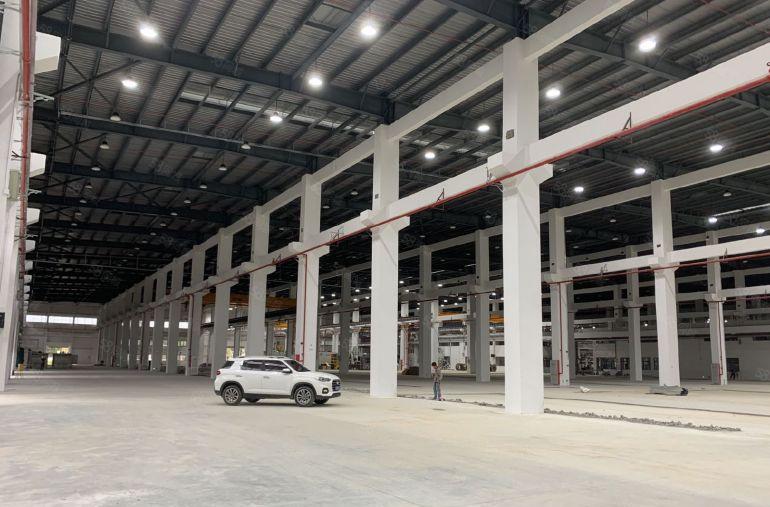 原房东新建红本双证厂房35000平，现成VOCS油性喷油环评