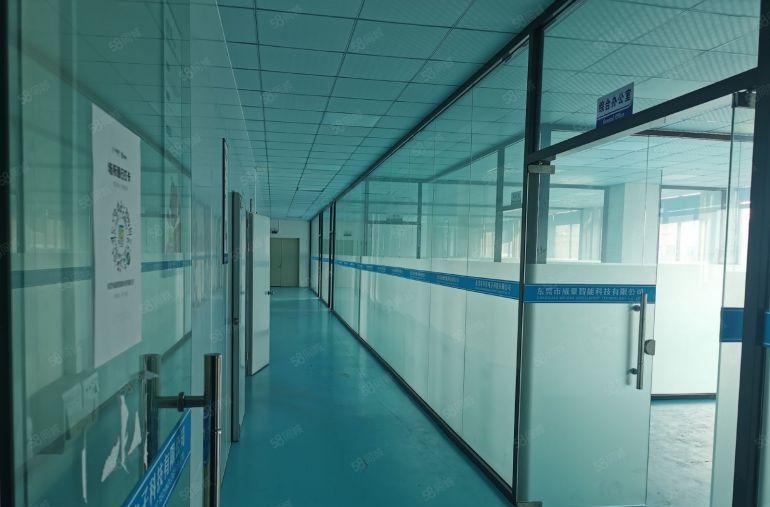 企石镇3楼带豪华装修厂房1480平米出租不用转让费入住生产