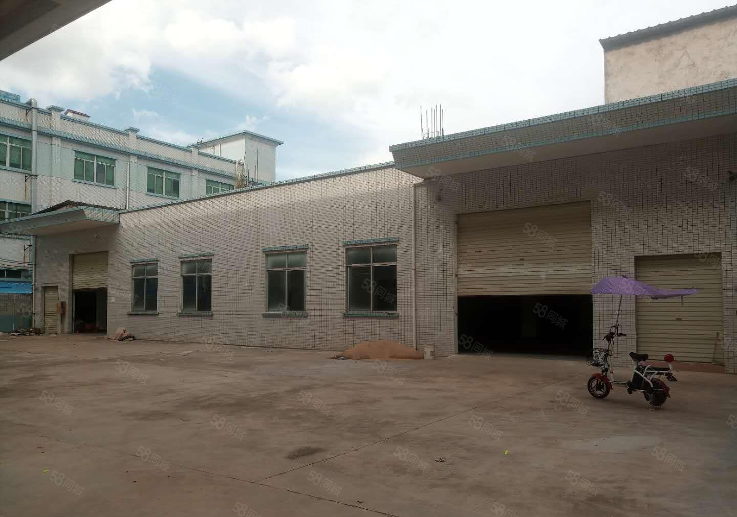 企石镇原房东标准独院厂房，可分租，位于成熟工业区，厂房规正