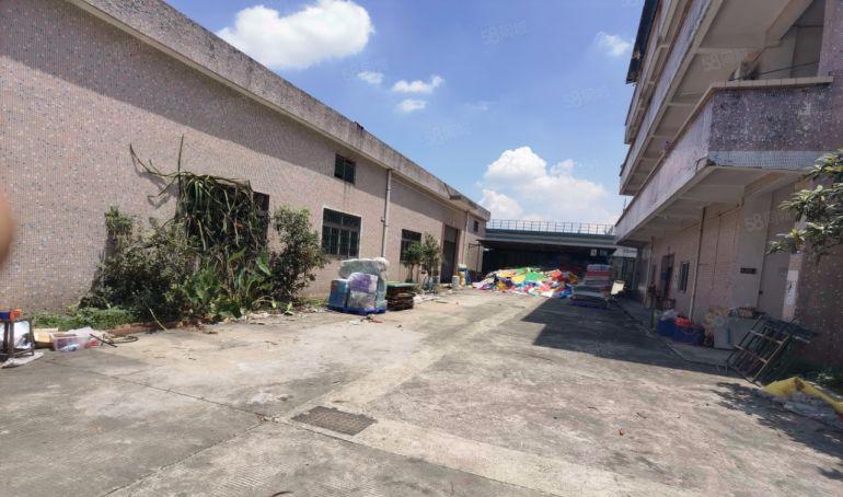 企石镇原房东独门独院厂房砖墙到顶钢构2100平米出租