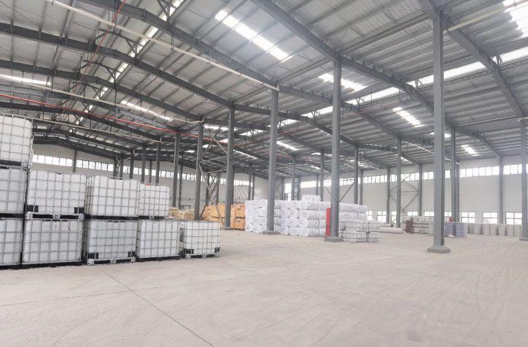 企石2000平钢构现成装修办公室水电齐全实际面积独院厂房出租