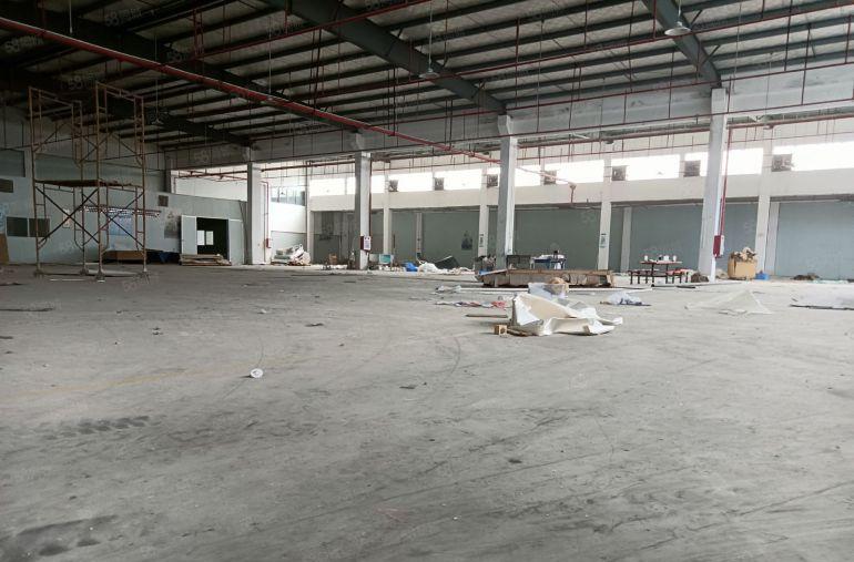 望牛墩 3800平 园区高台仓库  空地大 低价出租