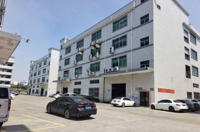 谢岗镇独栋厂房1 4层 5500平方招租，层高6米，空地大