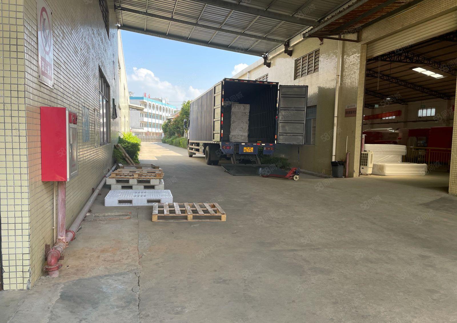 常平镇原房东独钢构单一层滴水7米12800平租带现成装修办公