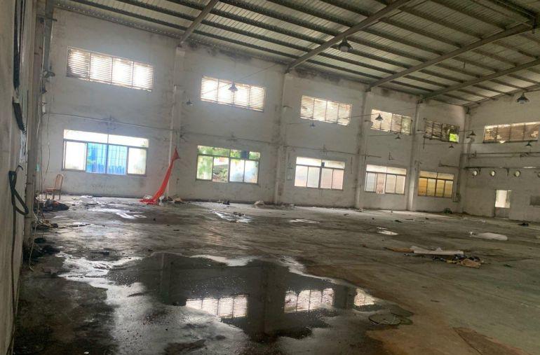 高埗镇独门独院钢构厂房+办公宿舍楼出租，整体约3000平方