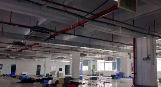 凤岗竹塘工业园楼上精装修厂房出租3250平 水电齐全