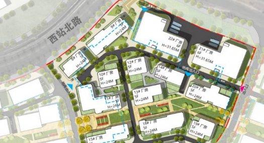 广州荔湾 佛山西站高铁站旁5000㎡ 退台花园厂房出售