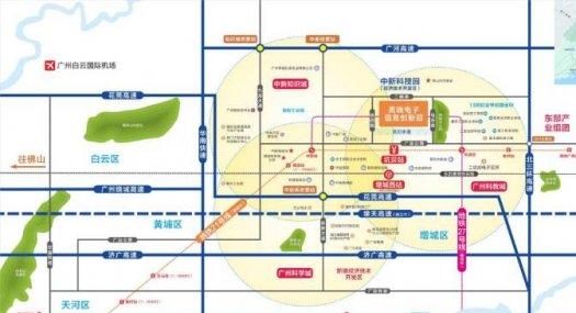 广州增城 项目位于广州地铁21号线坑贝地铁站800米，中新科技园内厂房出售