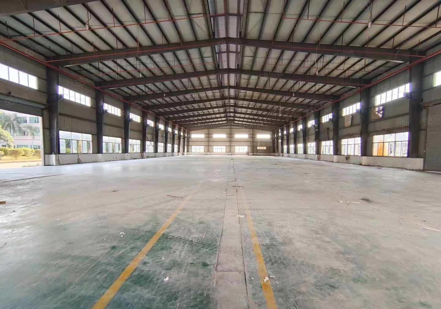 水口单层钢构2.2万平米出租，带装修，空地大，面积按需