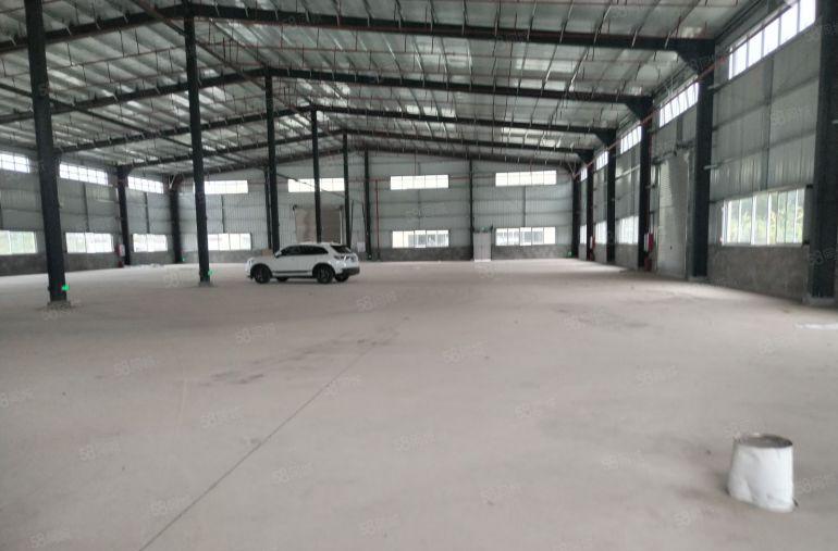 水口镇大道边上原房东单一层钢结构厂房仓库出租滴水9米