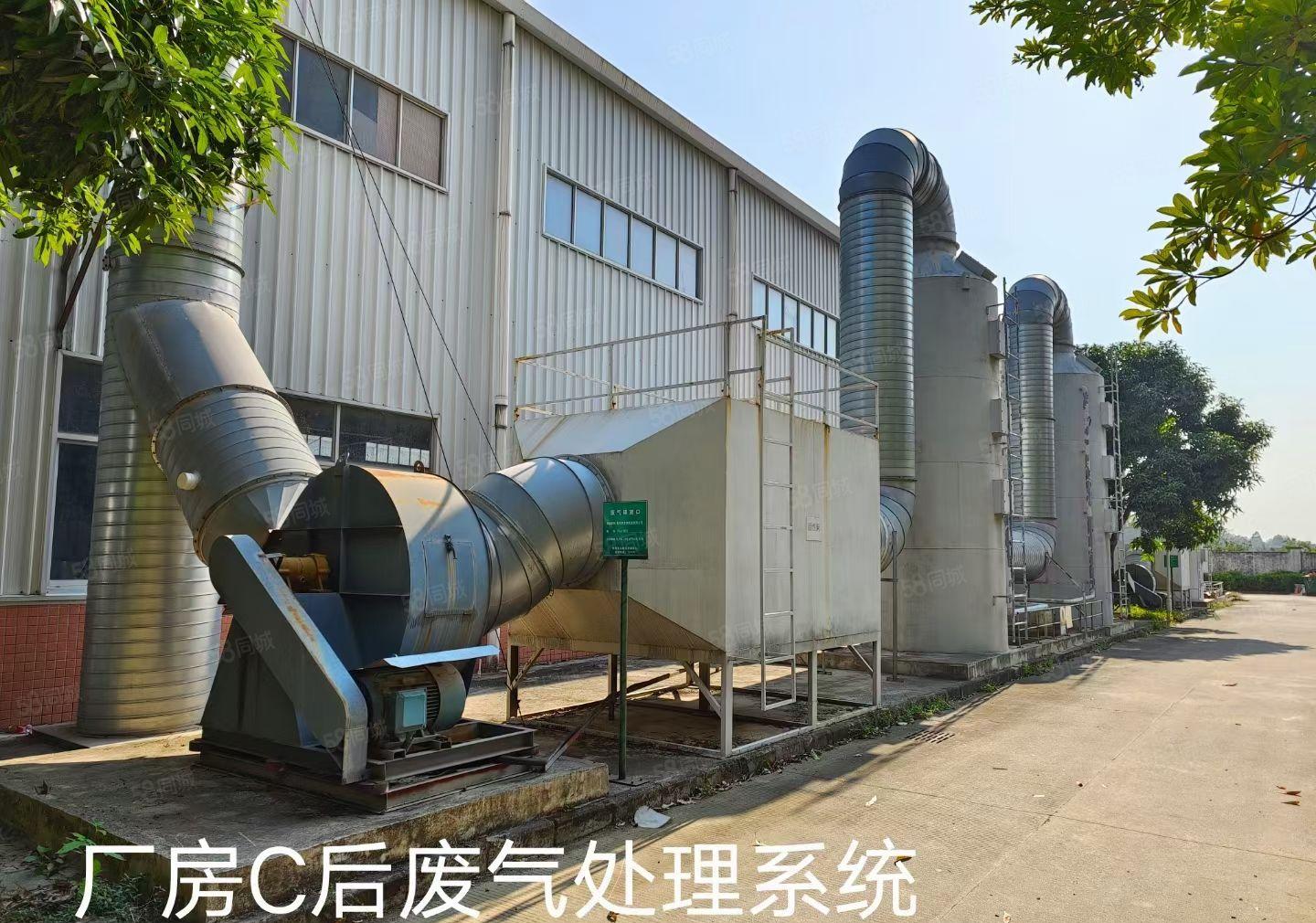 合水口单一层约22000平方花园式钢构厂房招租