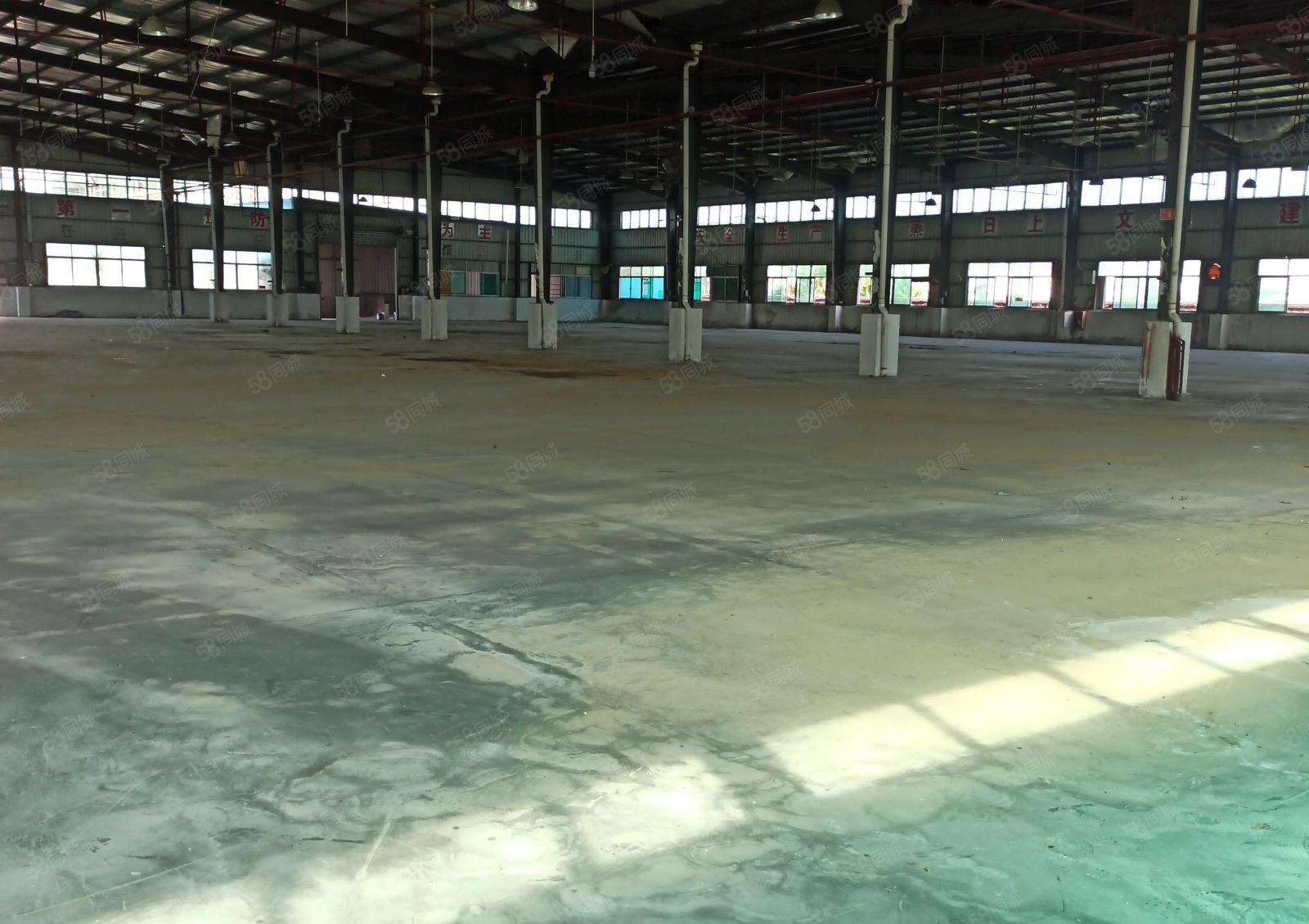 水口钢构8米高12000平方400平起分租 架行车中间无柱子