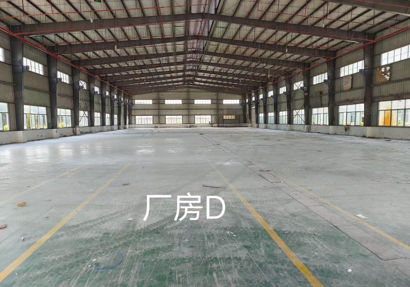 合水口单一层约22000平方花园式钢构厂房招租