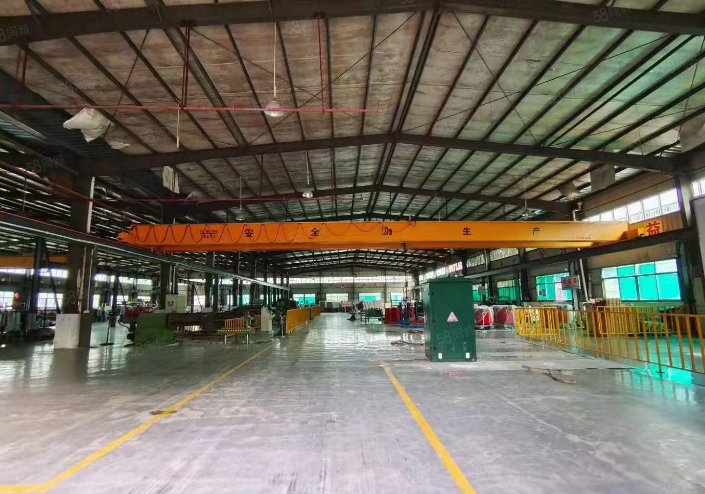 水口钢构8米高12000平方400平起分租 架行车中间无柱子